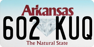AR license plate 602KUQ