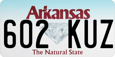 AR license plate 602KUZ