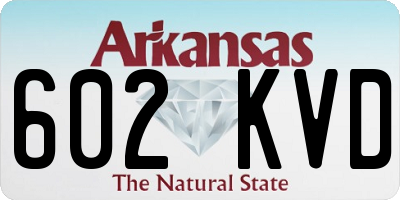 AR license plate 602KVD