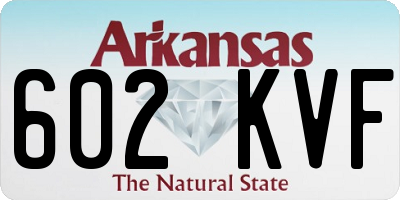 AR license plate 602KVF