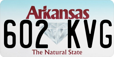 AR license plate 602KVG