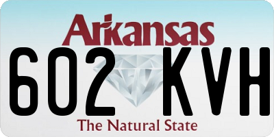 AR license plate 602KVH