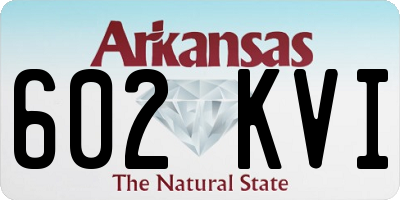 AR license plate 602KVI