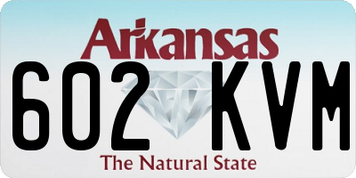 AR license plate 602KVM