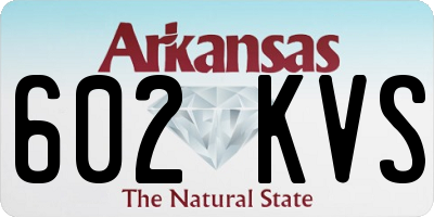 AR license plate 602KVS