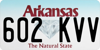 AR license plate 602KVV
