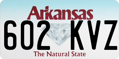 AR license plate 602KVZ