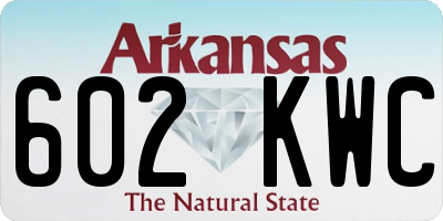 AR license plate 602KWC
