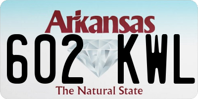 AR license plate 602KWL
