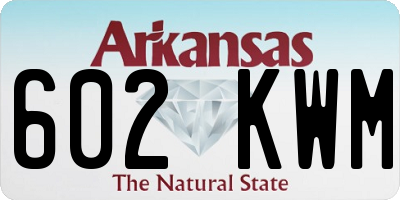 AR license plate 602KWM