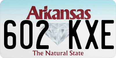 AR license plate 602KXE