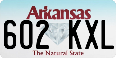 AR license plate 602KXL