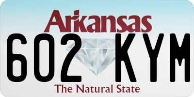 AR license plate 602KYM