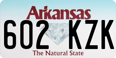 AR license plate 602KZK