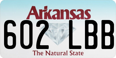 AR license plate 602LBB