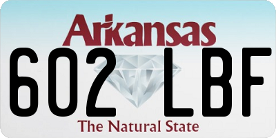 AR license plate 602LBF