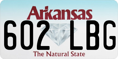 AR license plate 602LBG