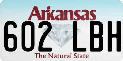 AR license plate 602LBH