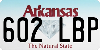AR license plate 602LBP