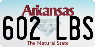 AR license plate 602LBS