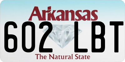 AR license plate 602LBT