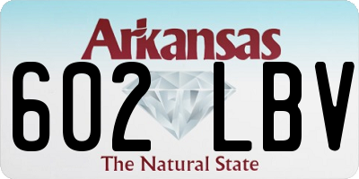 AR license plate 602LBV