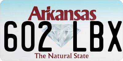 AR license plate 602LBX