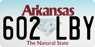 AR license plate 602LBY