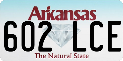 AR license plate 602LCE