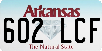 AR license plate 602LCF
