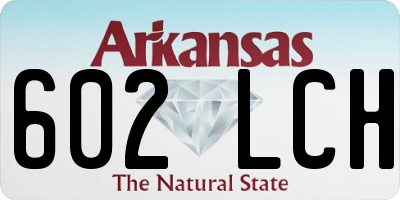 AR license plate 602LCH