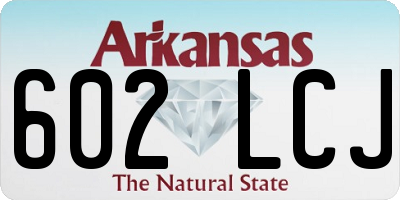 AR license plate 602LCJ