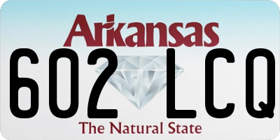 AR license plate 602LCQ