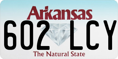 AR license plate 602LCY