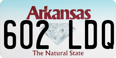 AR license plate 602LDQ