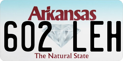 AR license plate 602LEH
