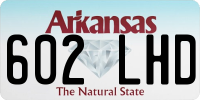 AR license plate 602LHD