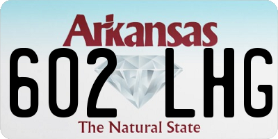 AR license plate 602LHG