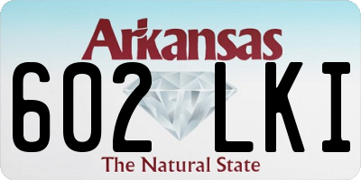 AR license plate 602LKI