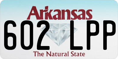 AR license plate 602LPP