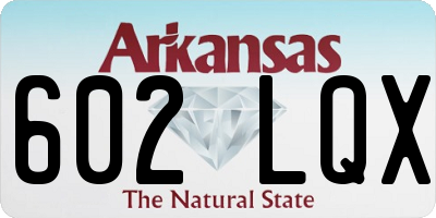 AR license plate 602LQX