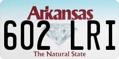 AR license plate 602LRI