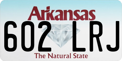 AR license plate 602LRJ
