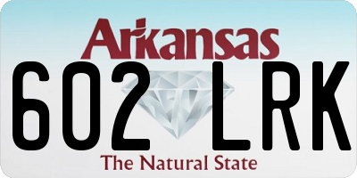 AR license plate 602LRK