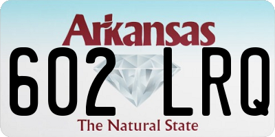 AR license plate 602LRQ