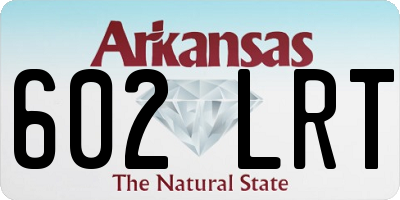 AR license plate 602LRT