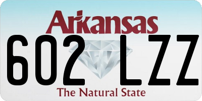 AR license plate 602LZZ