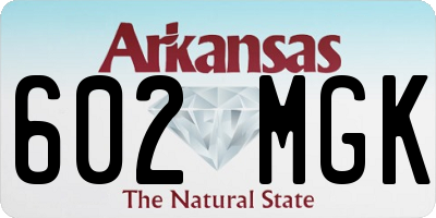 AR license plate 602MGK