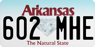 AR license plate 602MHE