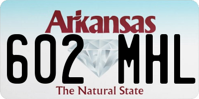 AR license plate 602MHL
